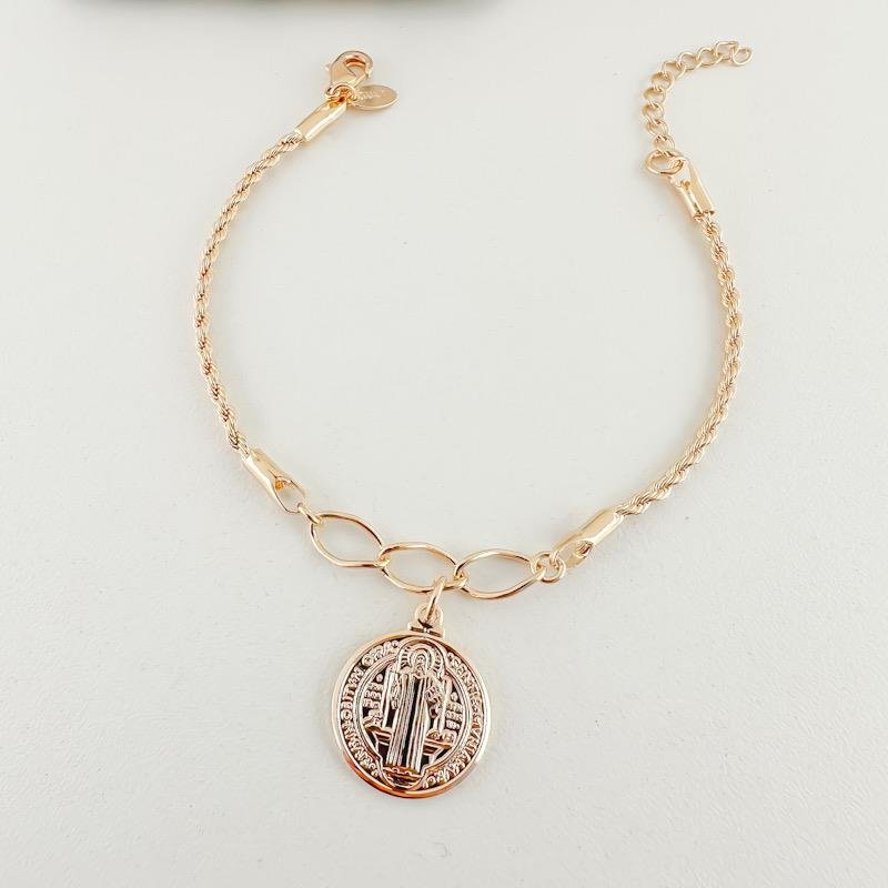PULSEIRA CORDÃO BAIANO ELOS SÃO BENTO
