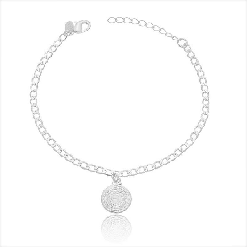 PULSEIRA ELOS IGUAIS MEDALHA PAI NOSSO