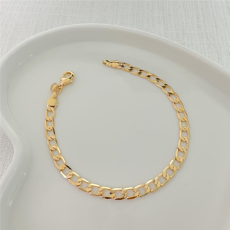 PULSEIRA ELOS IGUAIS ACHATADO/18CM