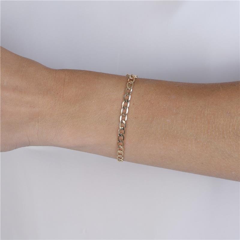 PULSEIRA ELOS IGUAIS ACHATADO/18CM