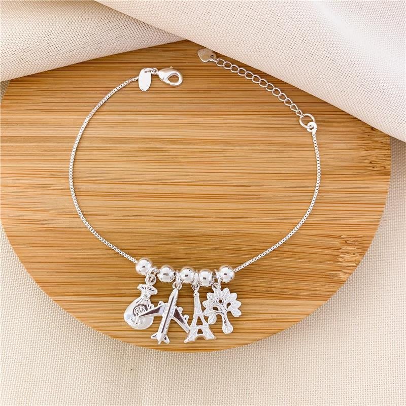 PULSEIRA VENEZIANA COM PINGENTES VIAGEM