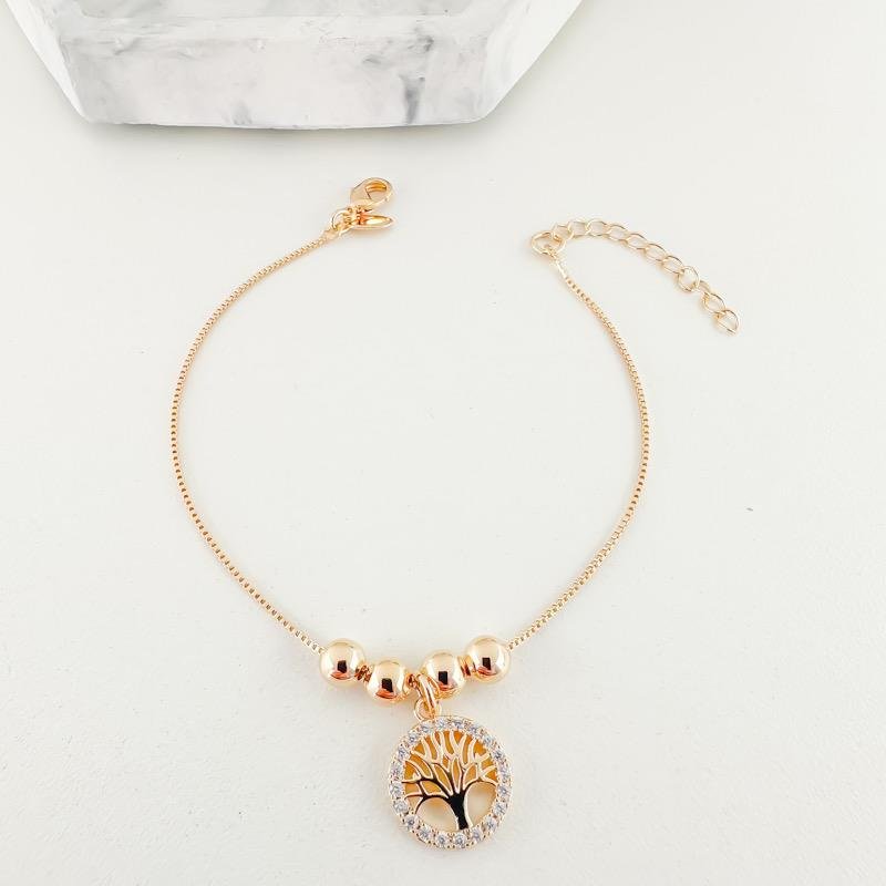 PULSEIRA COM PINGENTE ÁRVORE DA VIDA