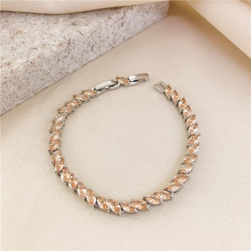 PULSEIRA RIVIERA NAVETE DUPLA REGULÁVEL - CHAMPANHE