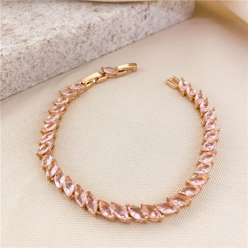 PULSEIRA RIVIERA NAVETE DUPLA REGULÁVEL - ROSA