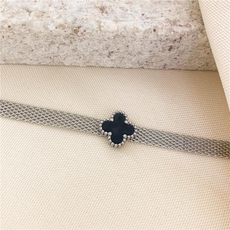 PULSEIRA TELA TREVO - PRETO