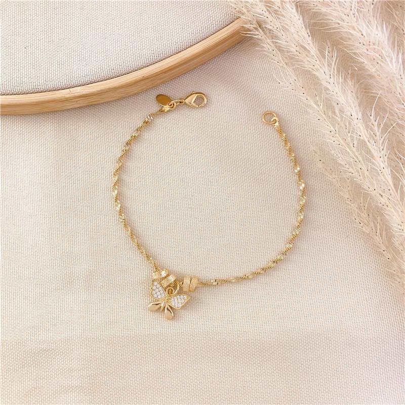 PULSEIRA TORCIDA BORBOLETA - CRISTAL