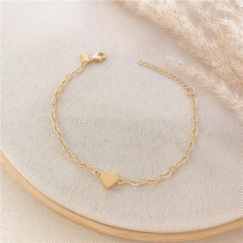 PULSEIRA ELOS CORAÇÕES E CORAÇÃO LISO