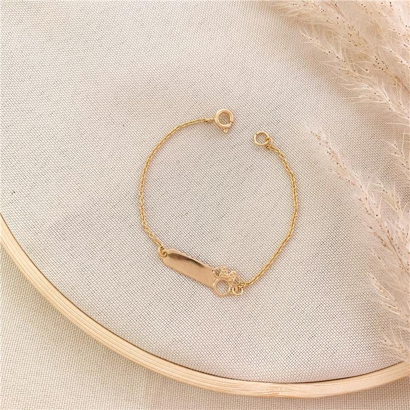 PULSEIRA INFANTIL PLACA MINNIE