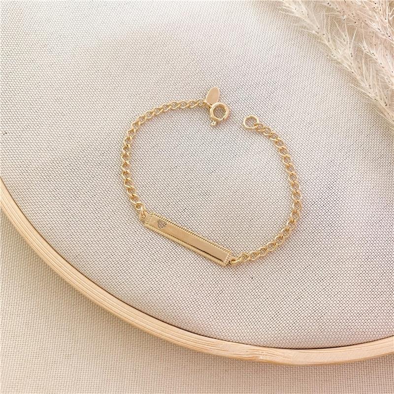 PULSEIRA INFANTIL PLACA TRABALHADA