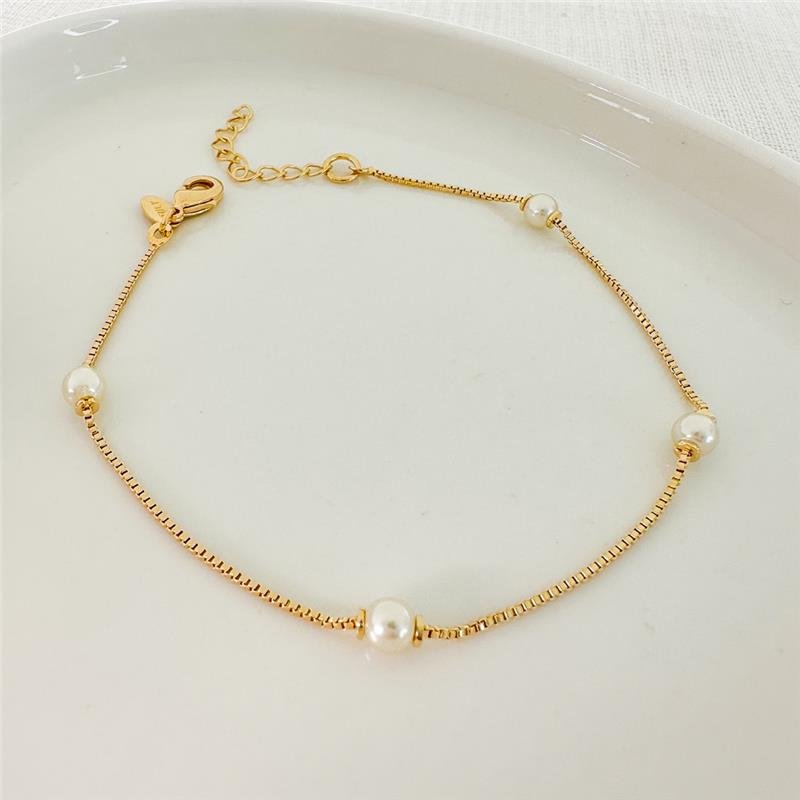 PULSEIRA VENEZIANA PÉROLA/4MM
