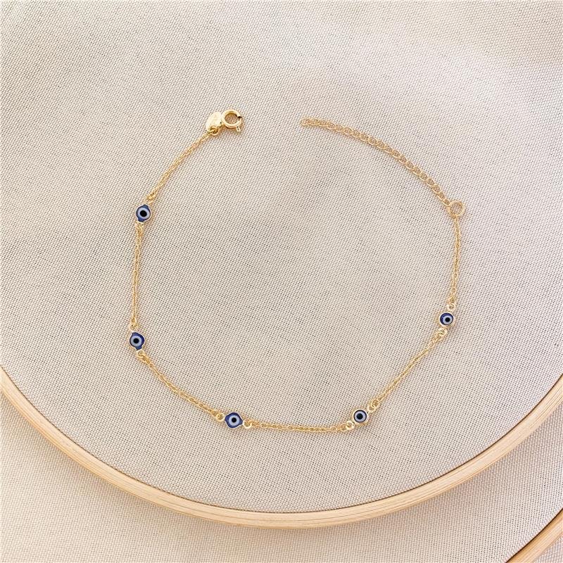 TORNOZELEIRA ELOS OLHO GREGO - AZUL